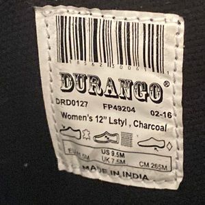 Durango cowgirl boots